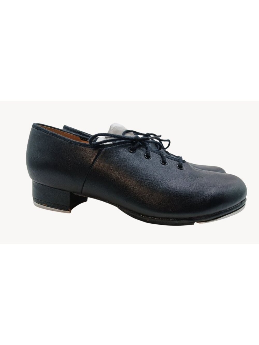 Bloch Womens Black Leather Jazz Tap Dance Shoes Size 8 Techno Taps Dance Oxfords